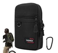 Porta Tascabile A Cinghia, Bustina Del Supporto Per Cintura Per Cellulare Con 2 Tasche Con Zip, Supporto Per Cintura Per Telefono Cellulare E Borsa Per Cellulare Per Smartphone, Anello, Borsa, Zaino,