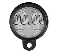 Porta-tasse per moto, porta carte di credito per bici, scooter | tubo per documenti rotondo impermeabile, porta disco fiscale riutilizzabile in alluminio, protezione sicura per carta di patente per