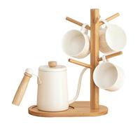 Porta tazze da caffè e bicchieri, porta alberi consente di risparmiare efficacemente spazio sul bancone e in cucina, può contenere 7 tazze tazza