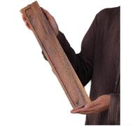 Porta tazze da tè in legno di noce con doghe per asciugare, progettato per accessori per cerimonia del tè e stoccaggio compatto su banconi della cucina o scaffali