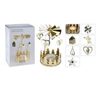 Porta Tea Light Girevole Oro. Pezzo Singolo