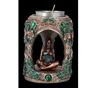 Porta Tealight - Madre Terra Gaia - Fantasy Decorazione 8cm
