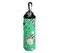 Porta tee da golf, portatile, con clip per cintura, capacità di 3 T, attrezzatura da golf portatile impermeabile per donne, uomini, golfisti, pratica, campo di guida, viaggi