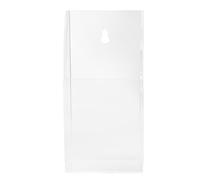 Porta Telecomandi Da Parete in Acrilico Trasparente, Supporto a Muro Per Telecomandi Tv E Condizionatore, Design Elegante E Moderno, 14x7x4cm