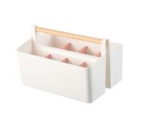 Ｚｉａｌｏｆｉ Porta telecomando TV Boxery a manico in legno multifunzionale Porta a matita dell'organizzatore per spazzolini da denti, Rosa