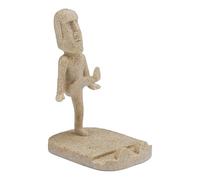 Porta telefonia con scultura creativa - Supporto in resina raffigurante la figura 'isola pasquale, stile divertente ed elegante, accessorio decorativo da tavolo interno, regalo per la mia