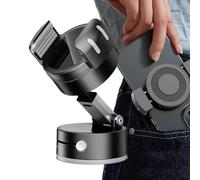 Porta telefonia di aspirazione a vuoto, porta telefono per aspirapolvere | Supporto per telefono di aspirazione regolabile a 360 ° con design pieghevole | Forniture per auto per cruscotto, bur
