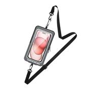 Porta telefono a tracolla resistente all ' acqua con tasca, Gray | Vestibilità regolabile per uomini e donne, spazio multiuso per le chiavi del telefono essenziali, compagno