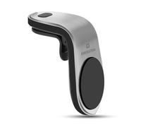 Porta Telefono Auto Montaggio magnetico Griglia di ventilazione Swissten Argento