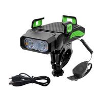 Porta Telefono Bici 360 Gradi Impermeabile con Faro LED per Guida Sicura