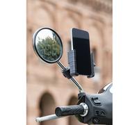 Porta telefono con fissaggio specchio o parabrezza 9/14 mm dello scooter o moto