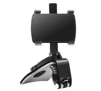 Porta telefono cruscotto auto Supporto parasole auto regolabile antiscivolo