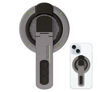 Porta Telefono Magnetico - Anello Di Compressione Estraibile Su Entrambi I Lati, Rotazione A 360° | Supporto Ad Anello In Silicone Regolabile, Supporto Per Telefono Da Auto Da Scrivania, Suрporto