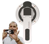 Porta Telefono Magnetico - Anello Di Compressione Estraibile Su Entrambi I Lati, Rotazione A 360° | Supporto Ad Anello In Silicone Regolabile, Supporto Per Telefono Da Auto Da Scrivania, Suрporto