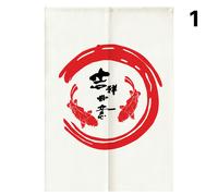 Porta Tendine Cotone Lino Arazzo Pesce Giapponese Noren Cucina Ingresso Camera