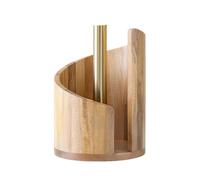 Porta Tergicristallo in Legno - Accessori Per Decorazione Per Supporto Da Bagno | Porta Rullo Da Cucina Autoportante Con Base In Legno | per il Bagno, il Tavolo Da Pranzo, l'Armadietto, lo Stato