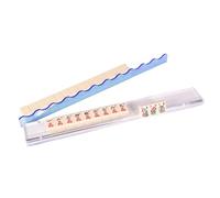 Porta tessere Mahjong | Porta giochi - Supporto trasparente antigraffio con spingitessere magnetico rimovibile. Il design integrato garantisce una visualizzazione stabile delle tessere e un gioco flui