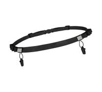 Porta tessere per cintura da corsa - Numero di corsa - Supporto per piastrelle per cintura da corsa | Fascia in vita sportiva regolabile per test di di fitness escursionismo eventi, nero, Se