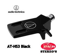 Porta testina fono Phono Audio-Technica AT-HS3 BK Nero Tipo Sme per AT-LP3