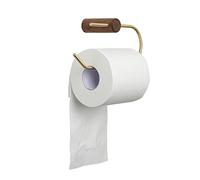 Porta torrela per asciugamano di carta rotellino di carta porta cartacea montata a parete Giacconta per carta per carta creativa in legno in legno massiccio (colore: marrone, dimensione: 20 cm)
