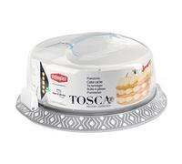 Porta torta (37cm) con coperchio TOSCA Grigio 55852