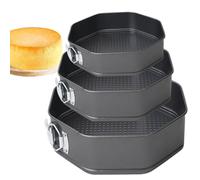 Porta Torta Cottura, 3 Pezzi Molla Antiaderente A Molla Per Cottura, Forniture Per Cuocere, Cottura Cottura Tegame, Torta Di Formaggio, Torta Di Yogurt, Mousse, Torta Da, Le