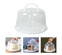 Porta torta da 10 pollici con coperchio Contenitore per cupcake Porta uova