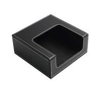 Porta tovaglioli da cocktail quadrato in pelle sintetica in poliuretano, dispenser per fazzoletti, rettangolare