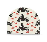 Porta tovaglioli da cucina in acrilico con silhouette di motocicletta per bar da picnic rustico portatovaglioli autoportante per tavolo decorazione domestica per cocktail in fattoria