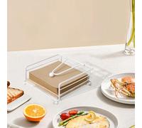 Porta Tovaglioli Da Tavolo con Dispenser Piatto E Supporto in Legno Porta