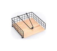 MSV Tovaglioli titolare tazza da caffè tovaglioli porta tovaglioli da tavolo per sala da pranzo soggiorno decorazione casa nero opaco bambù