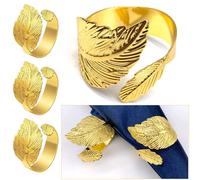 Porta Tovaglioli Decorazione Tavolo Design Foglia D'Oro Matrimonio