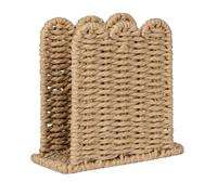 Porta Tovaglioli Distributore Verticale Intrecciato Rustico per Fazzoletti | Porta Salviette di per Appartamento Tavolo Bancone Sala da Pranzo Casa Festa Festività Bar Legno naturale