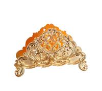 Porta tovaglioli for tavoli, distributore di tovaglioli di carta in metallo, vintage indipendente, distributore di tovaglioli in ferro for ristoranti, piani di lavoro della cucina(Gold)