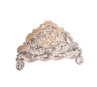 Porta tovaglioli for tavoli, distributore di tovaglioli di carta in metallo, vintage indipendente, distributore di tovaglioli in ferro for ristoranti, piani di lavoro della cucina(Silver)