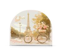 Porta tovaglioli in acrilico a forma di cactus con torre Eiffel, per esterni, sala da pranzo, autoportante, porta asciugamani di carta, decorazione per la casa, per esterni, sala da pranzo, 1