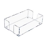 Porta tovaglioli in acrilico trasparente 95 pollici con base antiscivolo per uso