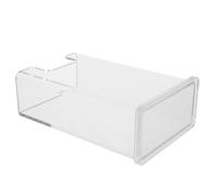 Porta Tovaglioli in Acrilico Verticale, Impilabile | Design Autoportante Trasparente, Bordi Levigati, Accesso Fluido, per Bagno e Cucina, Facile da Pulire