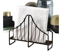 Porta tovaglioli in metallo | Organizer verticale in carta stile vintage, accessorio decorativo per cucina salva spazio per cena