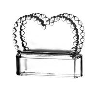 Porta tovaglioli in vetro, porta asciugamani di carta trasparente e spesso, for ristoranti e case, elegante distributore di fazzoletti da tavolo quadrato Portatovaglioli(Style 4)