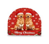 Porta tovaglioli per ospiti in acrilico giallo carino natalizio per esterni, sala da pranzo autoportante porta asciugamani di carta spray decorazione per la casa per esterni, sala da pranzo