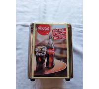 PORTA TOVAGLIOLI PORTATOVAGLIOLI COCA COLA DA BAR PUB IN ALLUMINIO A MOLLA NUOVO