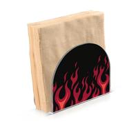 Porta tovaglioli rustico in acrilico rosso con giraffa che scorre per tavolo, cucina autoportante porta asciugamani di carta spray decorazione per la casa per tavolo, cucina