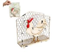 Porta Tovaglioli - Supporto Decorativo Rustico Con Gallo,Portatovaglioli Per Cena,Per Natale Ospiti Bancone Casa Viaggio Fattoria Bagno Cucina e Sala Da Pranzo