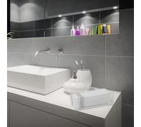 Porta tovaglioli trasparente 95 pollici acrilico per ufficio bagno e cucina