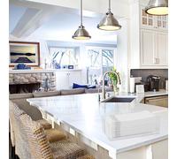 Porta tovaglioli trasparente 95 pollici acrilico per ufficio bagno e cucina