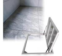 Porta trappola di accesso invisibile personalizzata per pavimenti in piastrelle, 132,1 x 73,7 cm, con maniglie e ventose, perfetta per l'accesso al vano di gattonare e le uscite di emergenza.