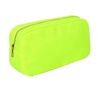 Porta trucchi Borsa for cosmetici Toppa con lettera Borsa da viaggio in nylon personalizzata Borsa da toilette Toppa for trucco Articoli da toeletta Borsa for cosmetici for ragazza(Color:Green,Size:L)