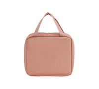 Porta Trucchi da Viaggio Borsa for il trucco da appendere, multitasche, chiusura con cerniera, borsa cosmetica portatile, borsa da viaggio con specchio Travel Makeup Bag with Led Mirror(Pink)