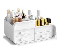 Porta Trucchi Organizer Bagno, Con 3 Cassetti, contenitore - | Bianco